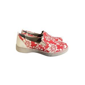 Dansko Women’s Belle Coral Canvas Floral Slip On Comfort Shoes Size-40 US-10